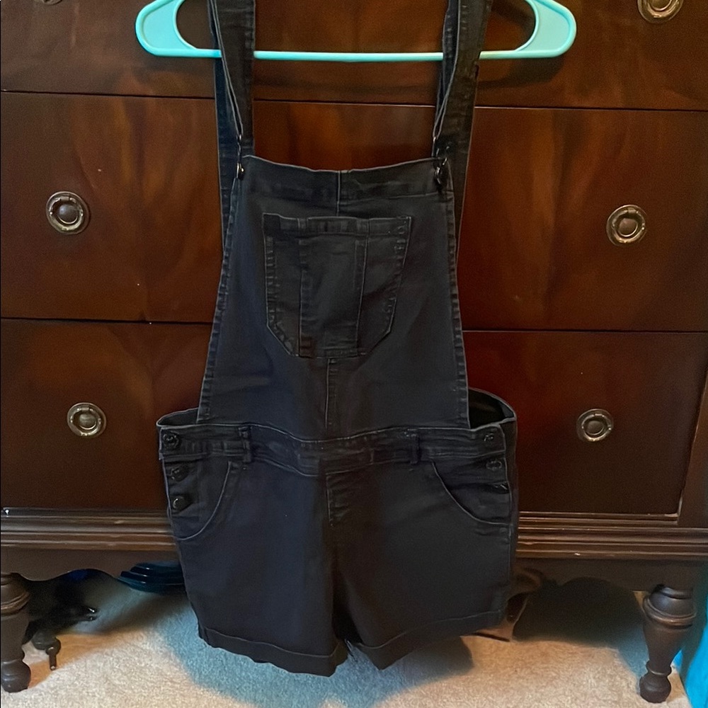 Wallflower Dark Denim Overalls